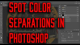 Color Separation Photoshop  Spot Color Tips [upl. by Daloris]