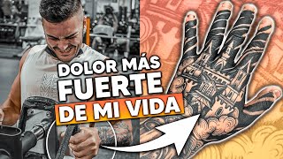 Durísima Sesión de TATUAJE en la MANO ESTILO BLACKWORK 🩸  Tattoo Project [upl. by Jeraldine]