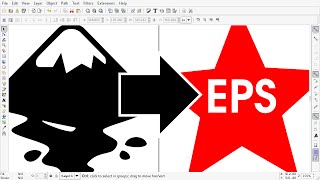 How To Make EPS file in Inkscape [upl. by Perceval]