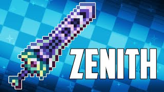 Terraria 14 ZENITH NEW ULTIMATE WEAPON  HappyDays [upl. by Linsk]