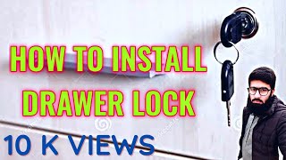 how to install drawer lock [upl. by Aztiram]