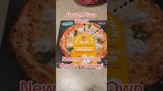 Frozen Pizza Week Newman’s Own Stone Fired Quattro Formaggi pizza food [upl. by Eelyrehc598]