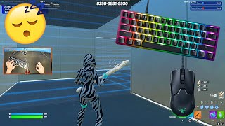 Razer huntsman mini amp viper mini ASMR Chill🤩 Piece Control 1v1🏆Satisfying Keyboard Fortnite [upl. by Lledualc]