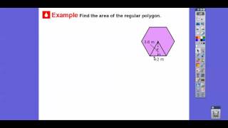 Area of Regular Polygons  Lesson 106 [upl. by Ynney]