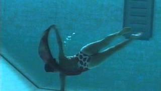 Ginas underwater freestyle aerobics [upl. by Jezebel]