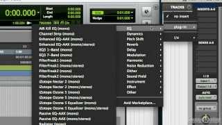 Tech Tip How to add a plugin in Pro Tools [upl. by Atteiram]