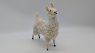 Needle Felt Llama Tutorial with Armature [upl. by Eirehc]