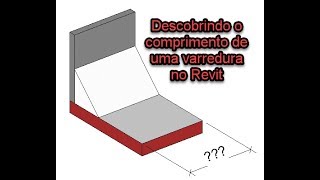 Como descobrir o comprimento de uma varredura no Revit [upl. by Yrrap165]