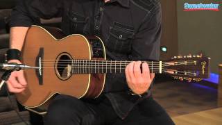 Takamine P3NY quotNew Yorkerquot Acousticelectric Guitar Demo  Sweetwater Sound [upl. by Merwyn921]