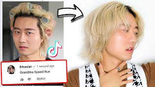 THE BEST WAY TO STYLE A WOLFCUT USING TIKTOK HACKS [upl. by Mrots]