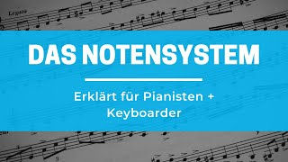 Das Notensystem speziell für Pianisten  Keyboarder erklärt [upl. by Atenik]