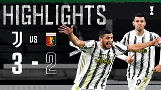 Juventus 32 Genoa  Rafia Scores Debut Winner  Coppa Italia Highlights [upl. by Haeckel]