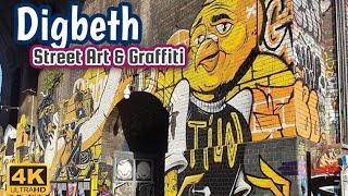 4K Walking Tour Of Digbeth Street Art amp Graffiti Dec 2022 [upl. by Notyarb]