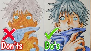 Don’t amp Do’s – 8 Beginner Alcohol Marker Mistake amp How to fix them  Jujutsu Kaisen  Satoru Gojo [upl. by Jacinda]