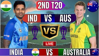 Live India Vs Australia 2nd T20 Live Green Field  IND Vs AUS 2nd T20 Live Match Today Commentary [upl. by Chura]