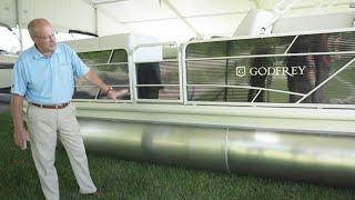 2021 Godfrey Sweetwater Xperience Split Bench  Boat Walkthrough [upl. by Manthei]