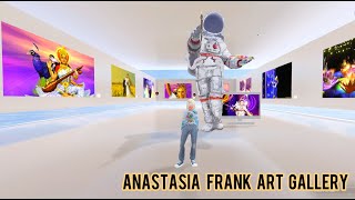 Live Virtual Art Gallery in Spatial by Anastasia Frank [upl. by Norrahs]