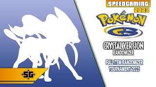 Shadax vs Zaruvyen PKMN Crystal Item Randomizer Tournament 2023 Part 2 [upl. by Aicerg]