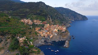 Cinque Terre Italy  Drone footage 4K  Vernazza Corniglia and Manarola [upl. by Sharona763]