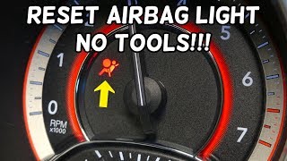 HOW TO RESET AIRBAG LIGHT NO TOOLS REQUIRED DODGE CHRYSLER JEEP FIAT [upl. by Reine]