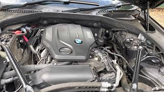 BMW f10 5 series diesel 2016 jump start points location [upl. by Eizzik]