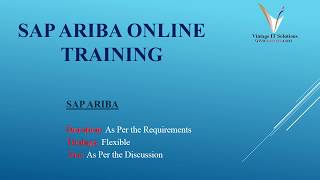 SAP Ariba Training Course Content Videos [upl. by Larrabee156]