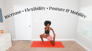 Stretches to increase height stretches for posture stretches to increase flexibility and mobility [upl. by Naffets]