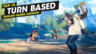 Top 15 English Turn Based RPG Games for Android 2024 [upl. by Acinomal]