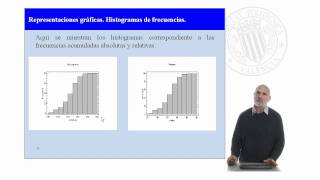 Representaciones gráficas Histogramas de frecuencias   UPV [upl. by Barnabas]