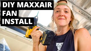 DO NOT make these MISTAKES  DIY Maxxair fan install [upl. by Larok602]