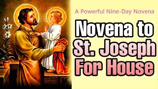 Powerful Novena to St Joseph for House or Shelter  Catholic Prayers  Powerful Novenas [upl. by Ymmak]