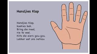 Handjies Klap  Kinderrympies in Afrikaans [upl. by Mccall114]