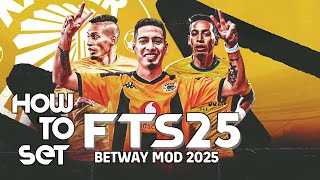 HOW TO EXTRACT AND SET FTS 2025 MOD BETWAY PREMIERSHIP FIRST TOUCH SOCCER BETWAY PREMIERSHIP MOD [upl. by Ferna530]