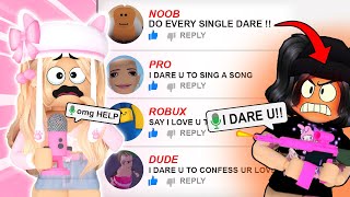 I do your DARES in roblox VOICE CHAT [upl. by Latihs37]