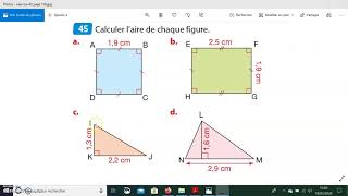 correction exercice 45 page 136  TRANSMATH 6eme [upl. by Bertha]