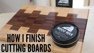 How I Finish Cutting Boards [upl. by Oterol]