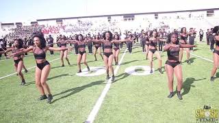 Alabama State Stingettes Field Show Routine Labor Day BOTBs 2018 [upl. by Fidelio]