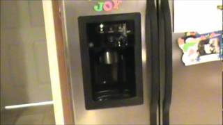 How to fix GE Refrigerator Frozen dispenser or water line No water GE repair Waterline water tap [upl. by Nedah918]