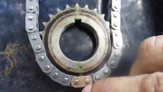 how to install a timing chain on a 20 chevy trackervitara part 1 [upl. by Maxi]