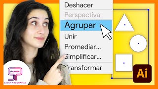 🔶 Cómo AGRUPAR y DESAGRUPAR objetos en Illustrator 🔶 [upl. by Ailen]