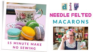 Needle Felting For Beginners  15 Minute Make [upl. by Ahselrac]