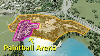 Building a paintball arena  Cities Skylines Nomasburg 37 [upl. by Halullat]