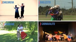 DANZAS FOLKLÓRICAS ARGENTINAS Explicación y ejemplos [upl. by Nitnilc]