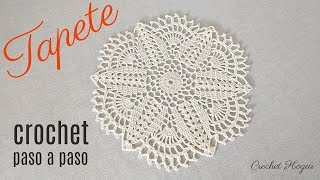 CÓMO TEJER TAPETE A CROCHET PASO A PASO  CROCHET HOGAR [upl. by Moazami567]