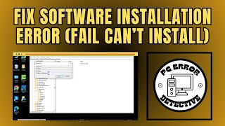 How to Fix Software Installation Error Fail Can’t Install in Windows 10 [upl. by Aerdnuahs]