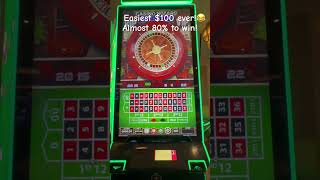 Easy 100 casino gamble casinogames slots poker win with this roulette strategy [upl. by Sigismond]