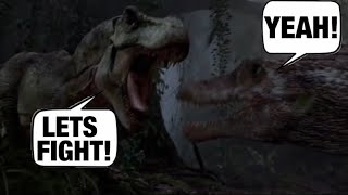 What If Dinosaurs Could Talk In Jurassic Park 3 [upl. by Encratia]