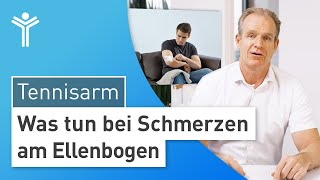 Tennisarm selbst behandeln Experten Tipps und Übungen von Dr Stefan Preis [upl. by Bonaparte]