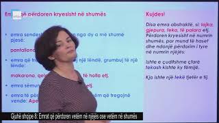 Gjuhë shqipe 8  Emrat që përdoren vetëm në njëjës ose vetëm në shumës [upl. by Olenta]