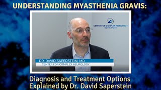 Understanding Myasthenia Gravis Diagnosis and Treatment Options Explained by Dr David Saperstein [upl. by Irwin]